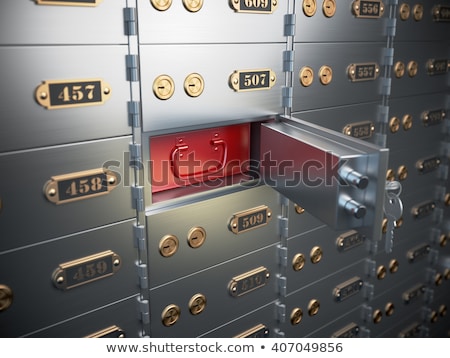 Stock photo: Bank Lockers