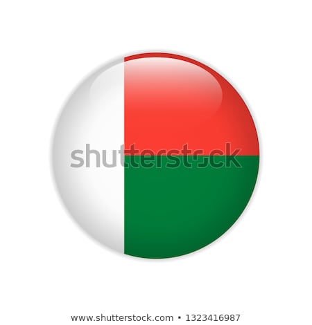 Stockfoto: Banner Madagascar With The National Symbols
