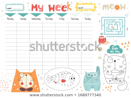 Foto stock: Notebook With Maze