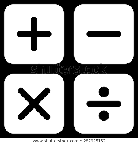 Stock foto: Subtraction Symbol Icons