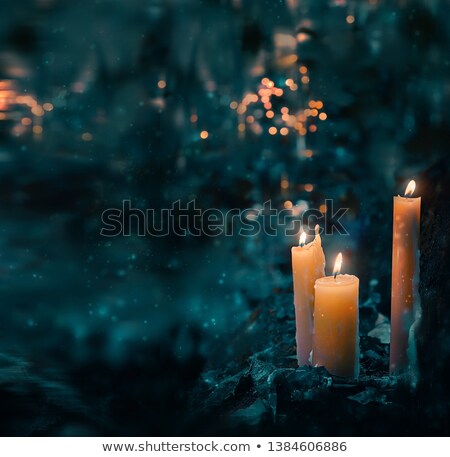 [[stock_photo]]: Ond · de · bougies · fantaisie