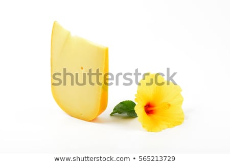 Foto stock: Gouda Cheese With Hibiscus