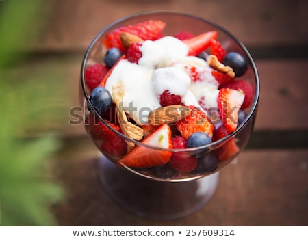 Сток-фото: Cornflakes And Fruit Salad