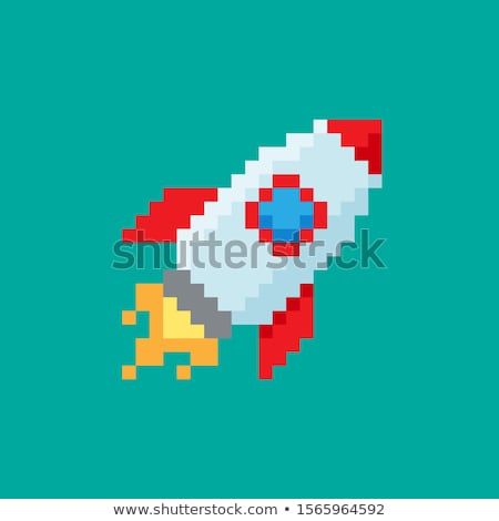 Stockfoto: Digital Vector Pixel Art Digital Technology