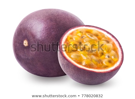 Foto stock: Passion Fruit Isolated On The White Background