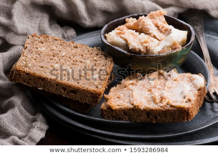 Stock photo: East European Speciality - Pork Fat Fried With Onion