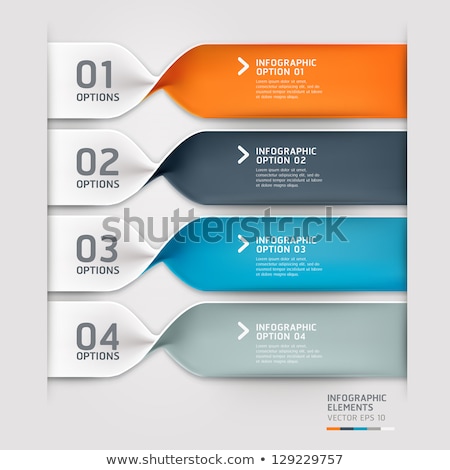 Foto stock: Modern Vector Website Option Banners Clean Design