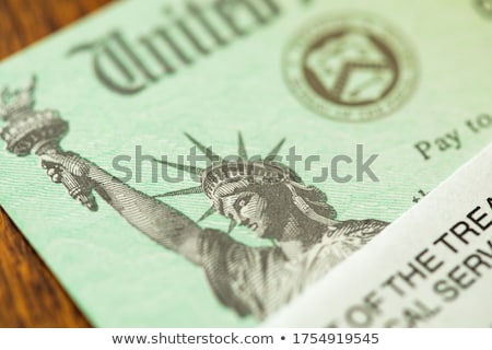 Foto d'archivio: United States Internal Revenue Service Irs Check And Corner Of