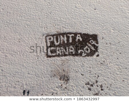Stockfoto: Punta Cana Road Sign