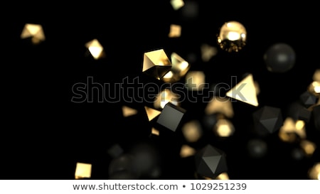 [[stock_photo]]: Ond · abstrait · pyramide · d'or