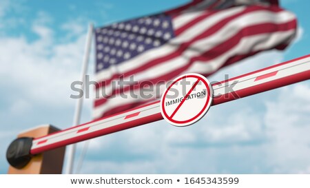 Foto stock: American Immigration Ban