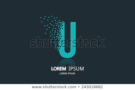 Foto stock: Puzzle Letters Of The Alphabet U