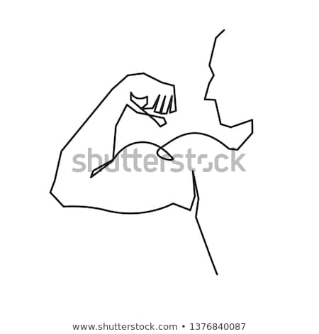 Foto stock: Shirtless Sportive Man Showing Muscles
