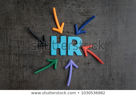 Foto d'archivio: Human Resource Management - Text On Clipboard