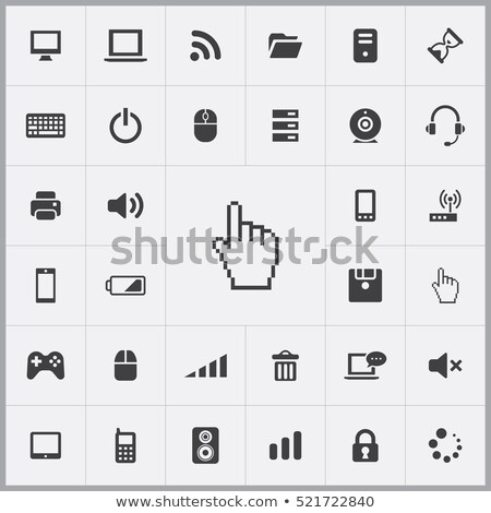 Сток-фото: Hand And Arrow Cursor Icon Computer Icons Universal Set For Web