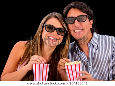 Foto d'archivio: Glasses For Watching 3d Content