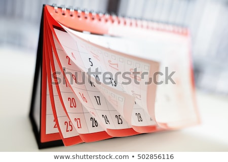 Stock fotó: Page Of Calendar