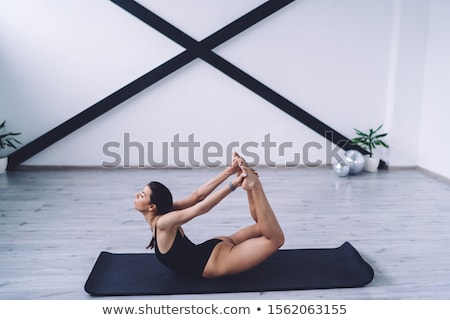 Stock photo: Fitness Instructor In Black Leotard