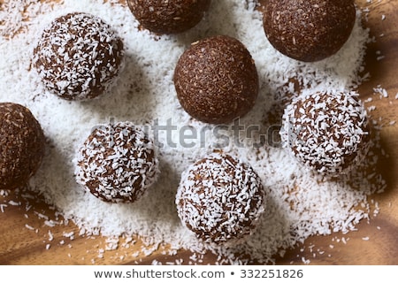 Stockfoto: Coconut Covered Chocolate Candy