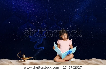 Stock photo: Holding A Magic Lamp