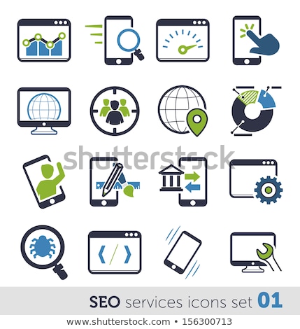 Foto d'archivio: Seo Icons Set 01