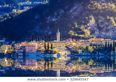 Stok fotoğraf: Lecco Lake Como Lombardy Italy