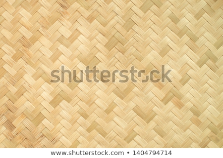 Сток-фото: Bamboo Woven Brown Mat Handmade Background
