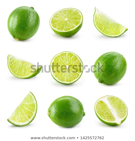 Foto stock: Fresh Lime Halves