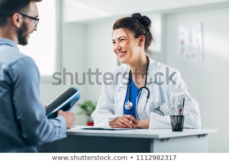 [[stock_photo]]: Man Doctor Test Result