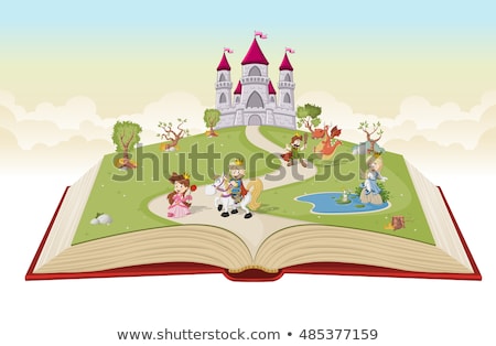 [[stock_photo]]: Dragons In Castle Wood Scene