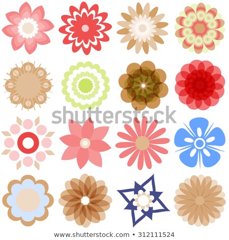 Stock photo: Various Colorful Abstract Icons Set 23