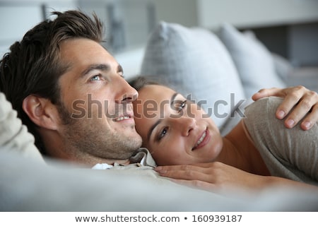 Stock fotó: A Man Dreams Of A Womans Embrace And Love