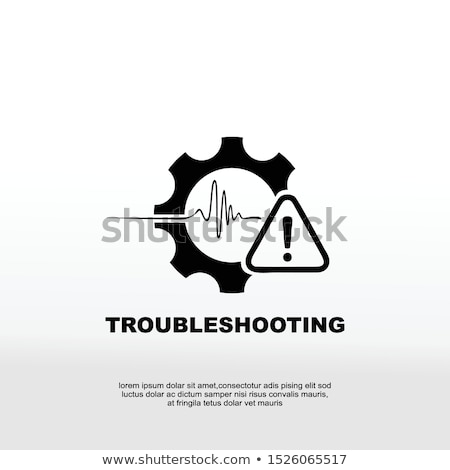 Foto stock: Troubleshooting