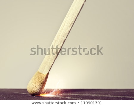 Zdjęcia stock: Ignition Of A Match