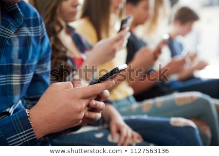 Stockfoto: Ethnic Student On The Phone