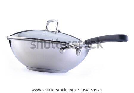 Stock fotó: Wok With Its Lid On