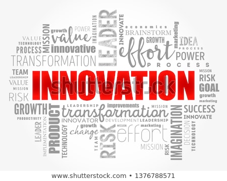 Foto stock: Innovation Word Cloud