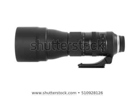 Stok fotoğraf: Tele Zoom Lens Isolated