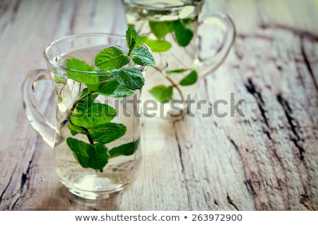 Foto stock: Fresh Mint Tea