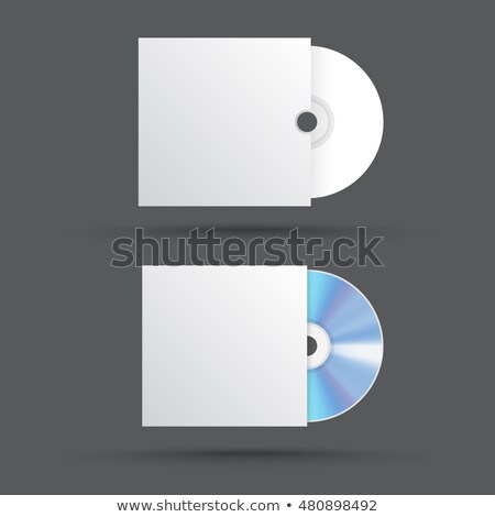 Foto stock: Blank Compact Disk Cover