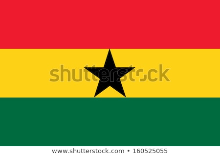 Foto stock: Ghana Flag Vector Illustration