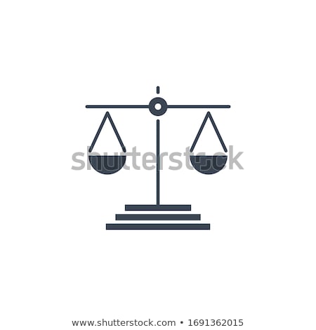 Stock photo: Libra Related Vector Glyph Icon