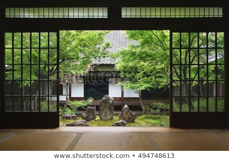 [[stock_photo]]: Japanese Traditional Garden In Kyoto Japan