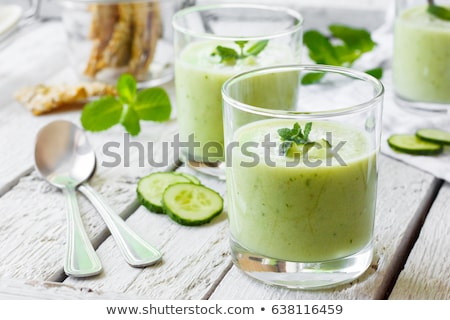 Foto stock: Cucumber Soup