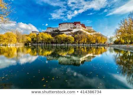 Stock fotó: Landmark Of The Famous Potala Palace In Lhasa Tibet