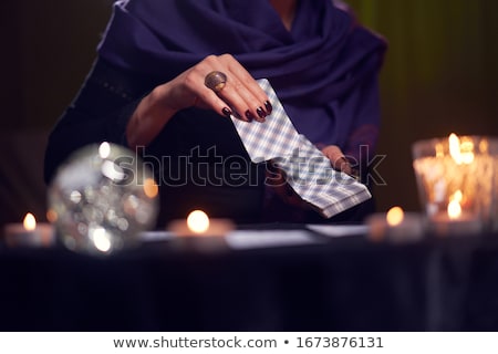 [[stock_photo]]: Fortunetelling With Tarot Cards