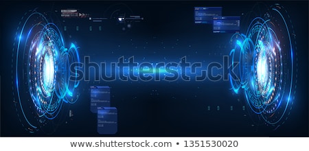 [[stock_photo]]: Technical Hud Diplay