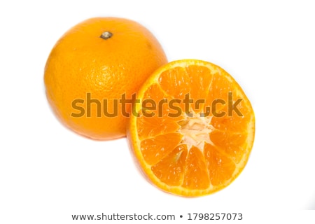 Stockfoto: Orange Isolated On White Background