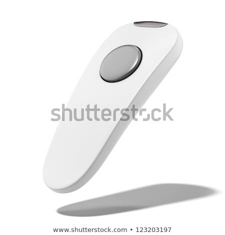 Сток-фото: Grey One Button Remote Control