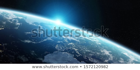 ストックフォト: Earth From Space Africa View